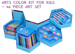 Kids Art Set 46 Pcs – Drawing & Colouring Kit |