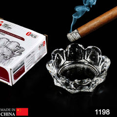 Cigar Ashtray – Round Glass Tabletop for Home & Office | Sanford