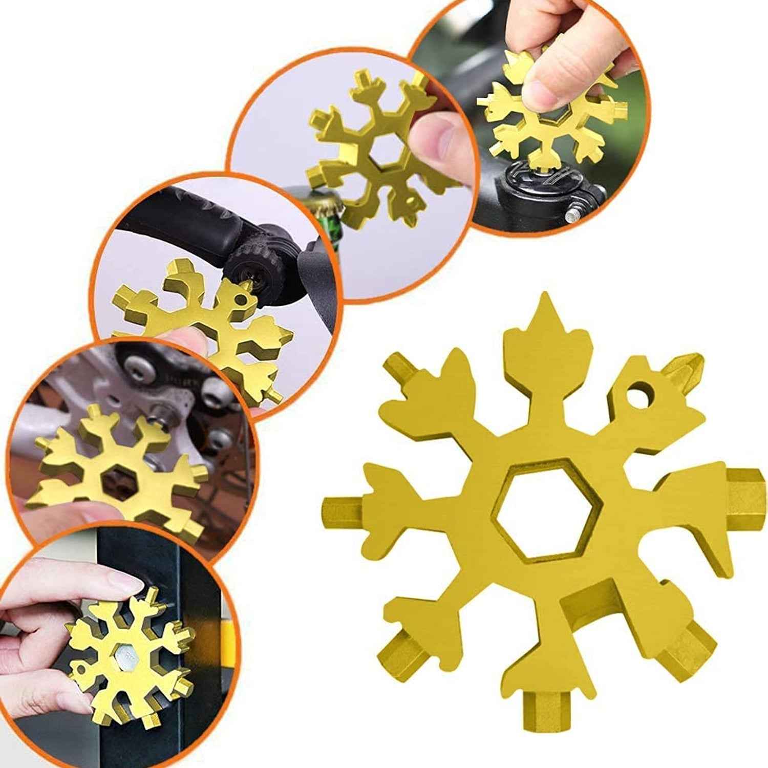 Snowflake Multi-Tool – 18-in-1 Portable Tool Kit | BoltForce