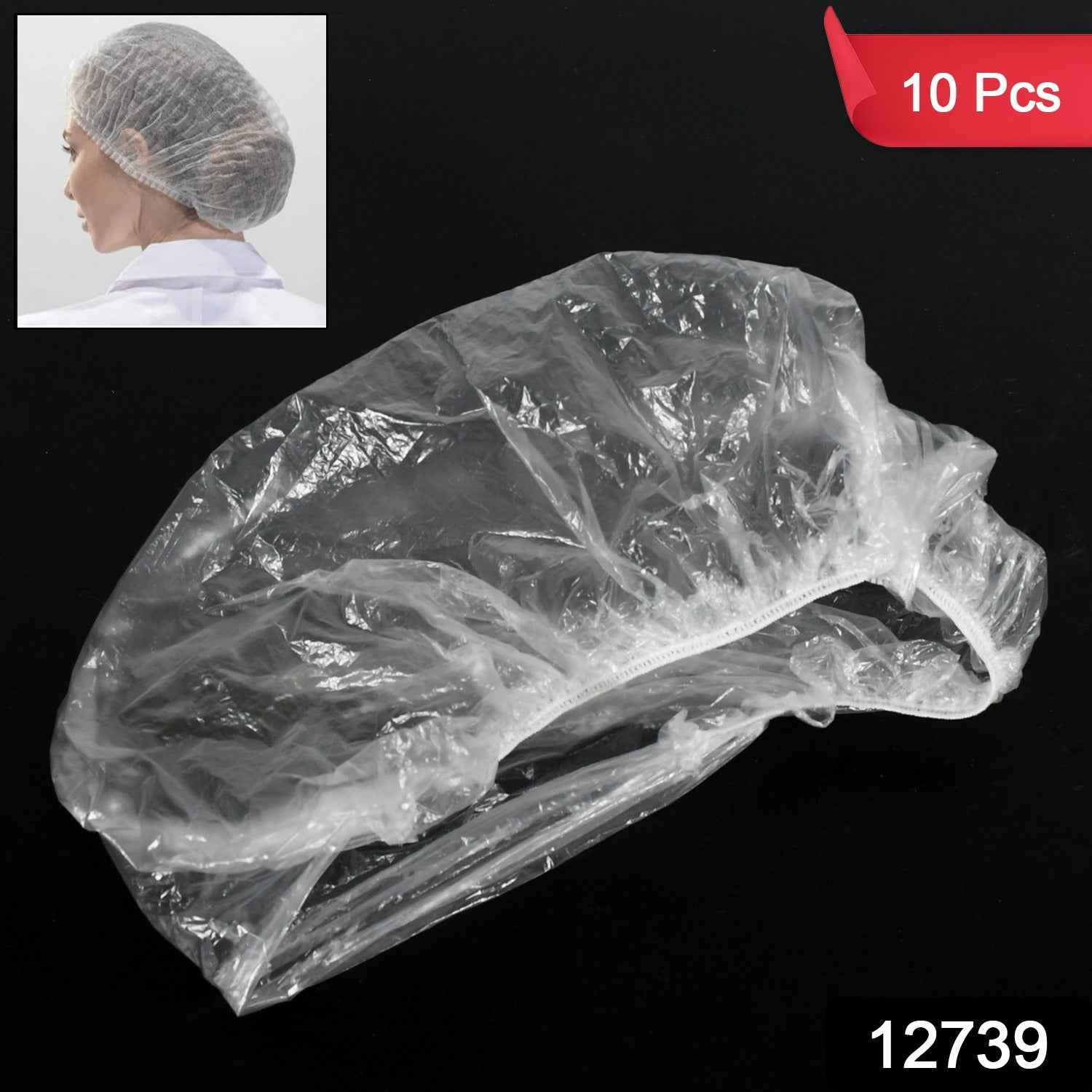 Disposable Shower Caps – Waterproof, 10 Pc Set | Mist & Relax
