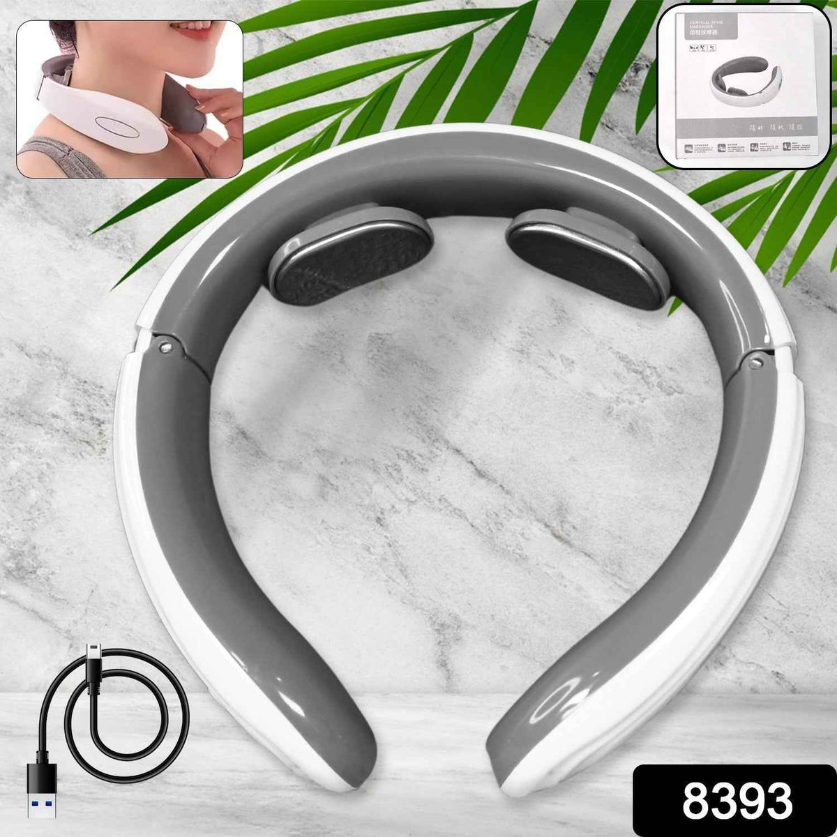 Electric Neck and Back Pulse Massager – Wireless Heat Therapy | Velvet Wellness