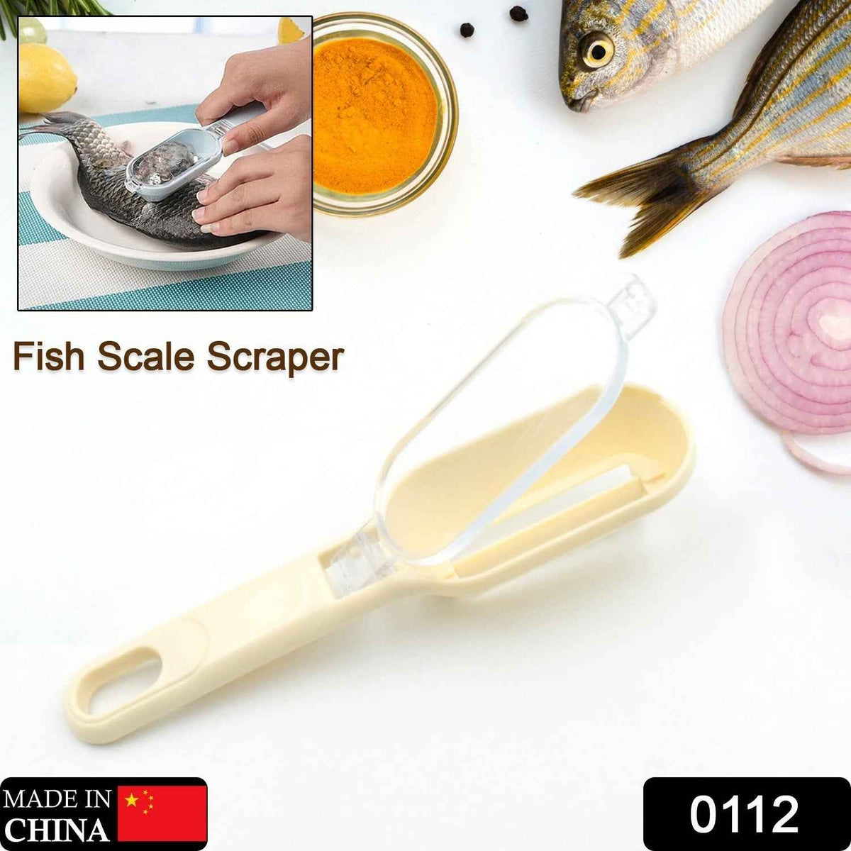 Fish Scale Scraper – 3-in-1 Fish Cleaning Tool | SparkleTidy