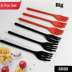 Silicone Cooking Forks – Heat-Resistant 6-Pc Set | Indo Glow