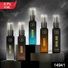 Luxury Perfume Combo Pack – 5 Long-Lasting Eau de Parfums for Men