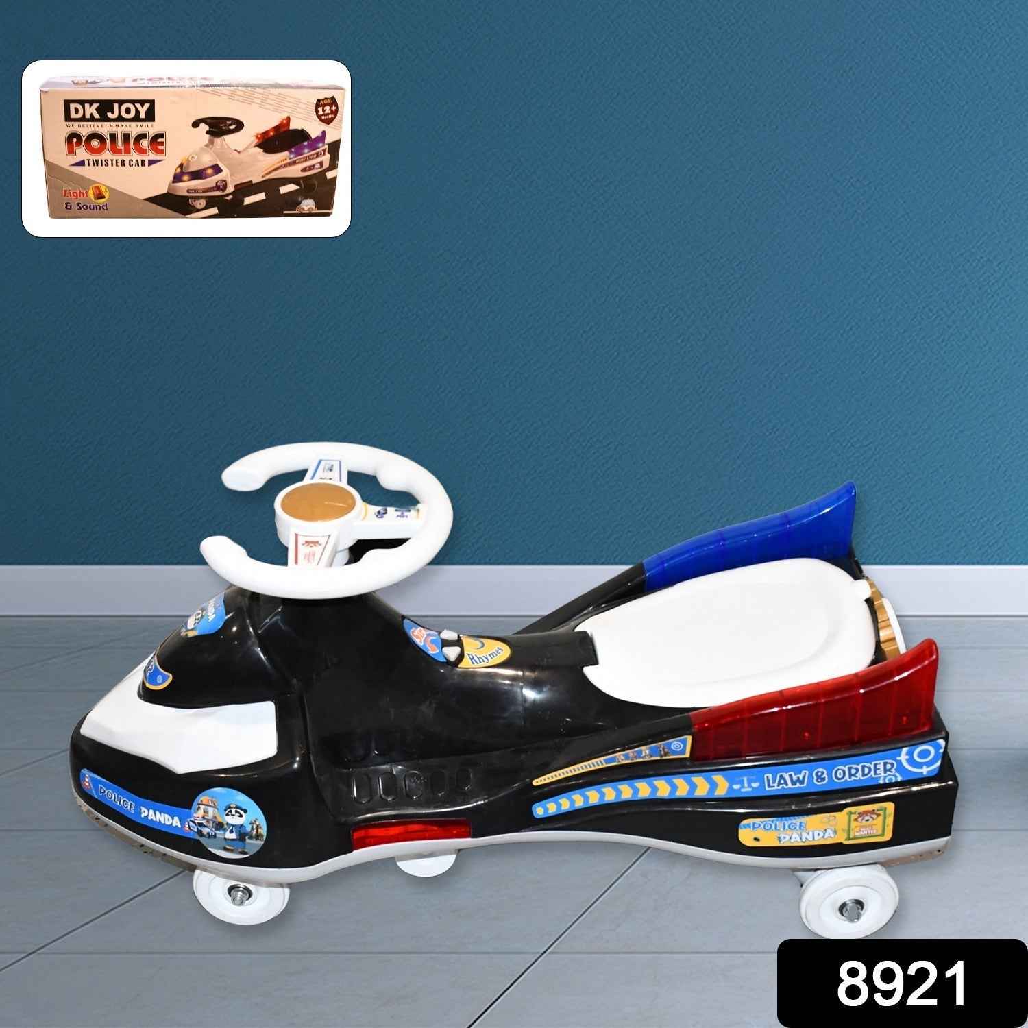 Police Ride-On Toy Car – Musical Lights & Safe for Kids