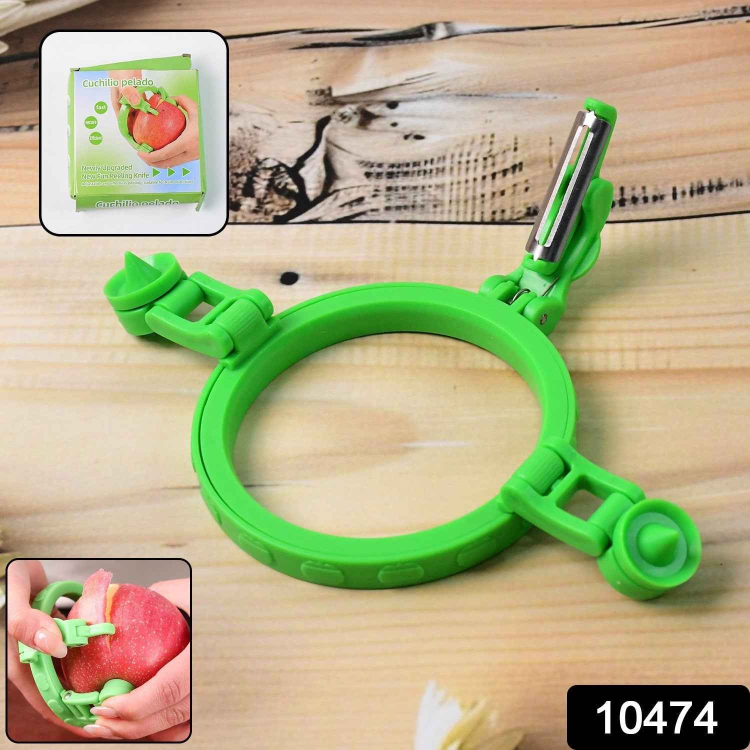 Apple Peeler Cutter – Adjustable Stainless Steel Blade with Holder