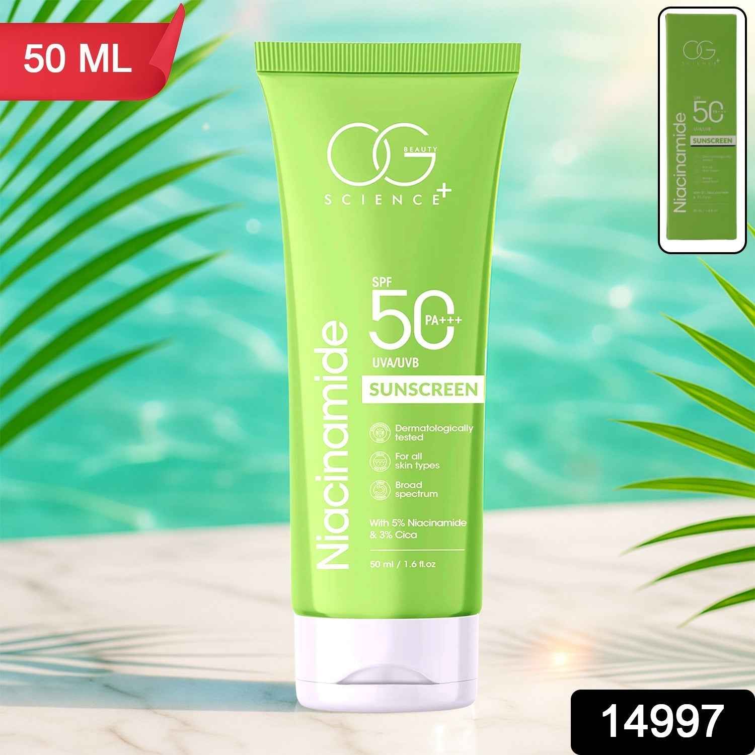 Niacinamide Sunscreen SPF 50 PA+++ – Broad Spectrum Sun Protection