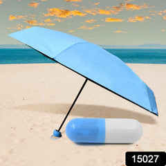 5-Fold Umbrella – Compact & Windproof with Capsule Case | DrizzlePro