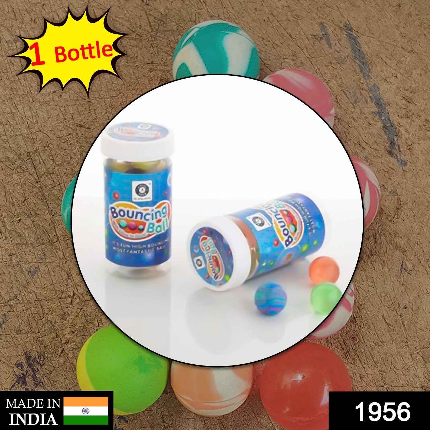 Bouncy Balls Set – 14 Pcs Colourful Jumping Fun | Aditi