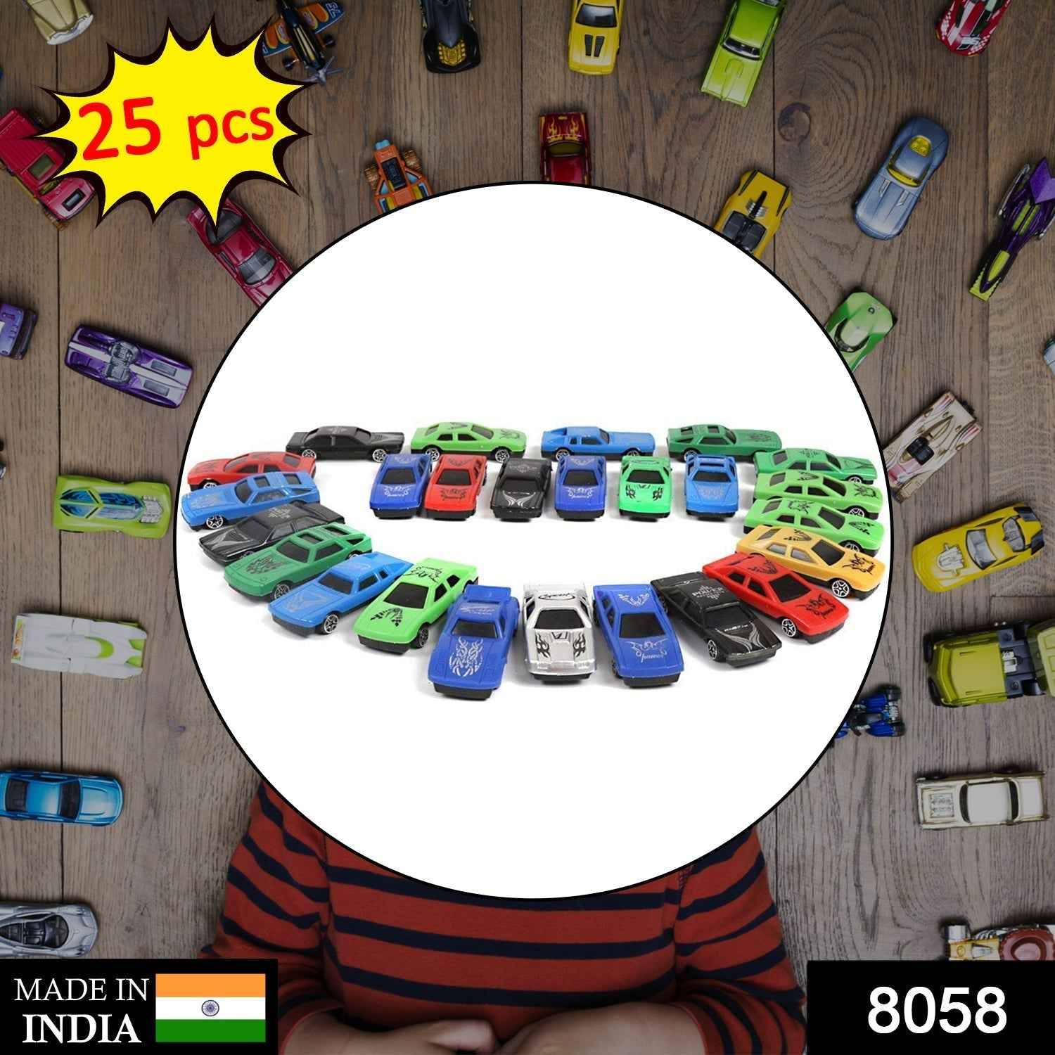 Toy Car Set for Kids – 25 Free-Wheel Racing Cars | Action Legion