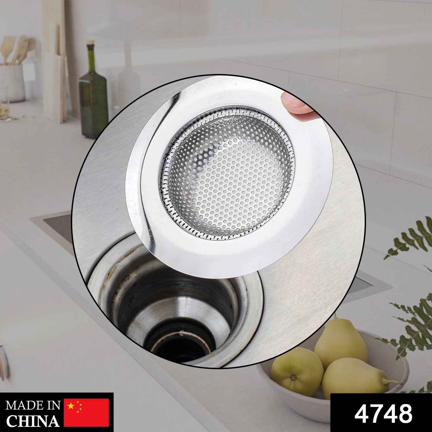 Stainless Steel Sink Strainer – Durable Anti-Clog | Indo Glow