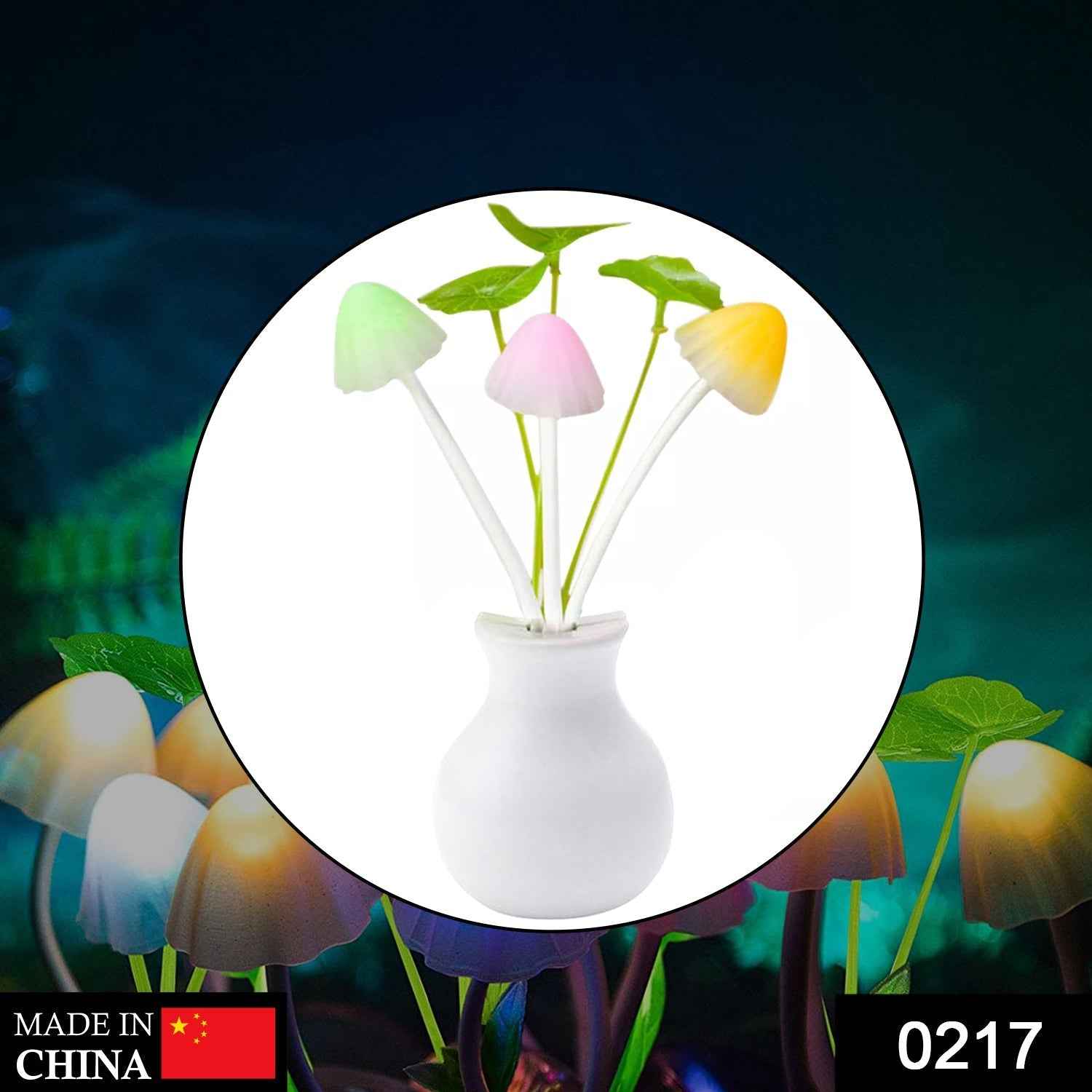 Mushroom Night Light – Auto Sensor Multicolor LED Lamp | Indo Glow