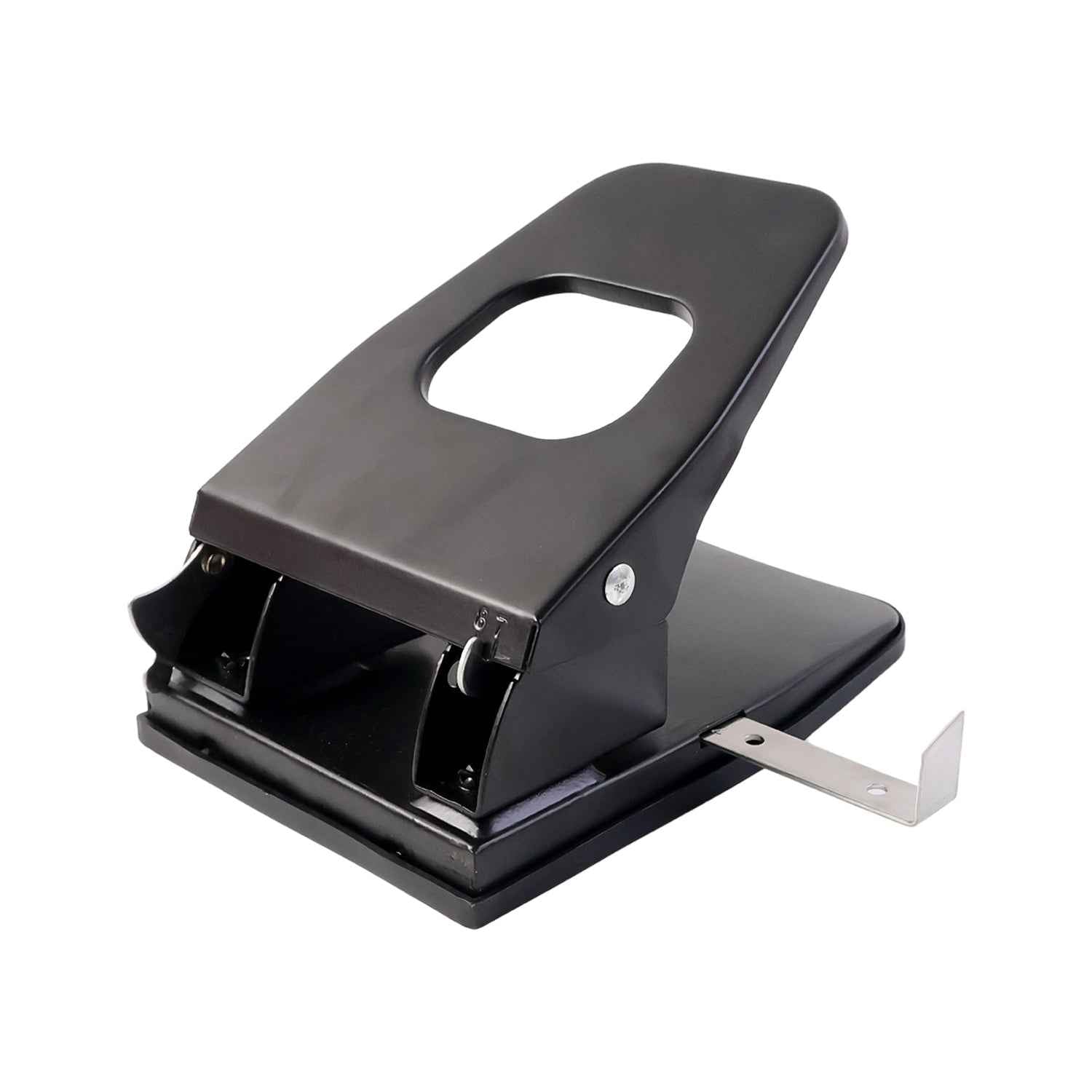 2-Hole Paper Punch Machine – Heavy-Duty, Adjustable 30-Sheet Capacity