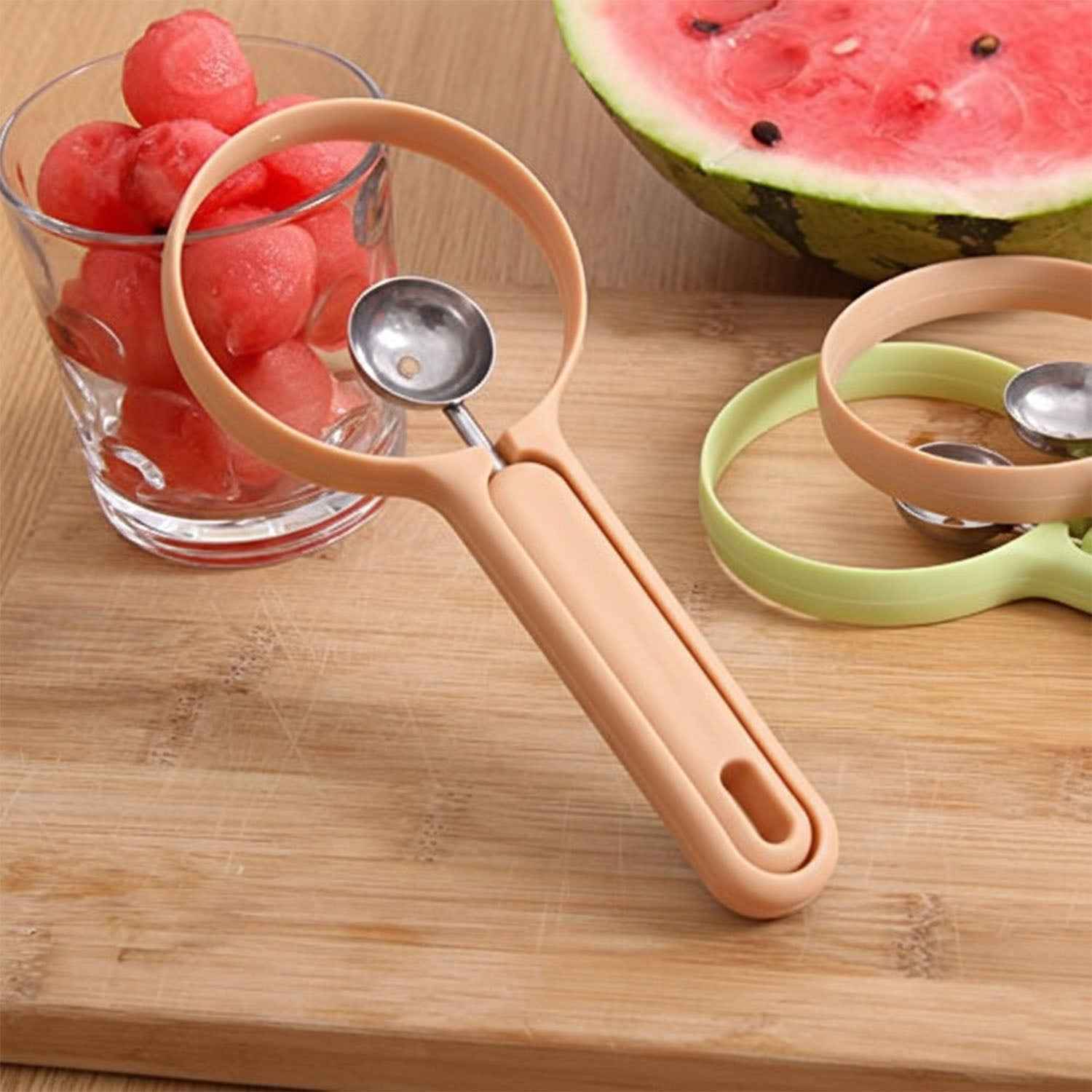 Fruit Scooper and Cutter Tool – Dual-Function Kitchen Essential