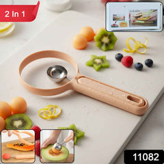 Fruit Scooper and Cutter Tool – Dual-Function Kitchen Essential
