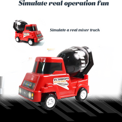 Kids Cement Mixer Toy Truck – Friction Powered Fun for Toddlers
