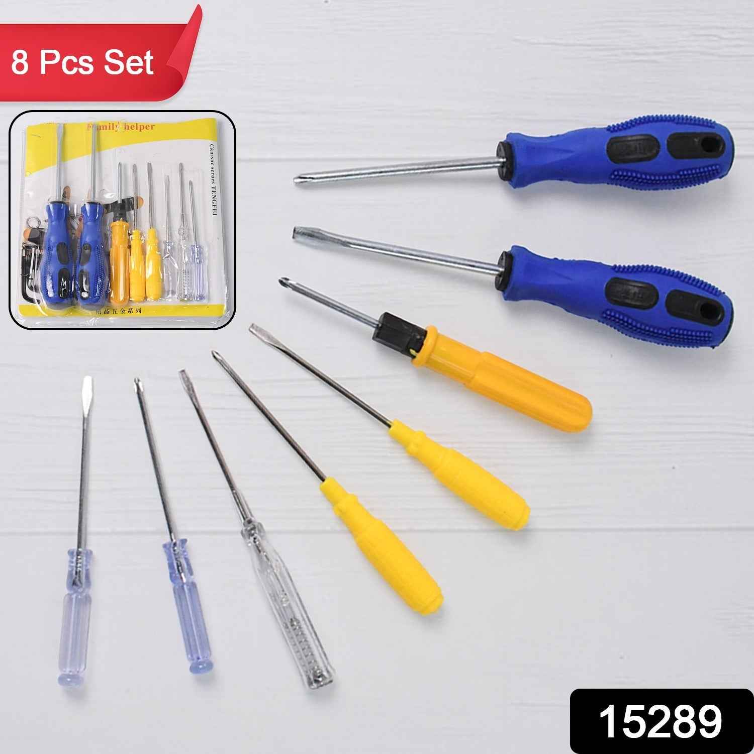 Steel grip multi screwdriver set designed for durability and precision