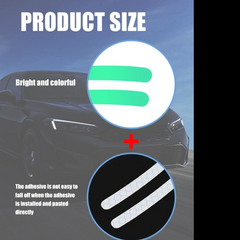Reflective Car Wheel Stickers – Multicolored 20 Pcs for Night Safety | Velvet Wheels