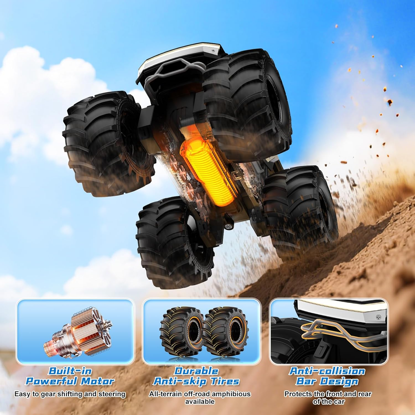 Free-Wheel Racing Jeep Toy Car – Push & Go Adventure Fun