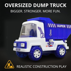Friction Dumper Truck – Big Size, Openable Container | Action Legion