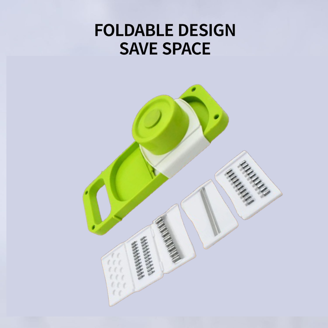 Foldable Vegetable Slicer – 5-in-1 Multi-Blade | CookAura