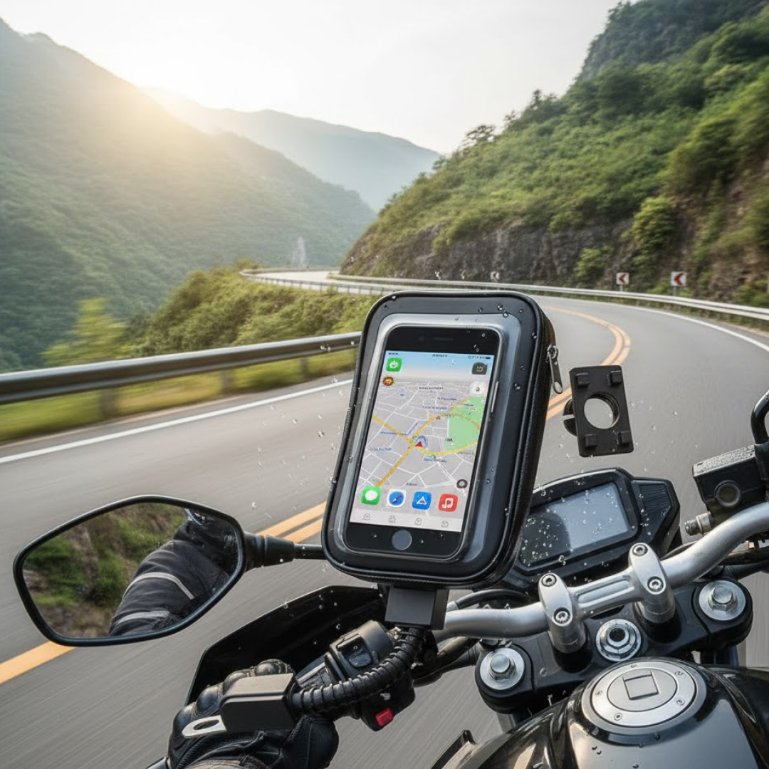 Bike Phone Holder – Weatherproof & 360° Rotatable Mount | Gambit