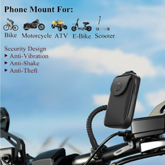 Bike Phone Holder – Weatherproof & 360° Rotatable Mount | Gambit