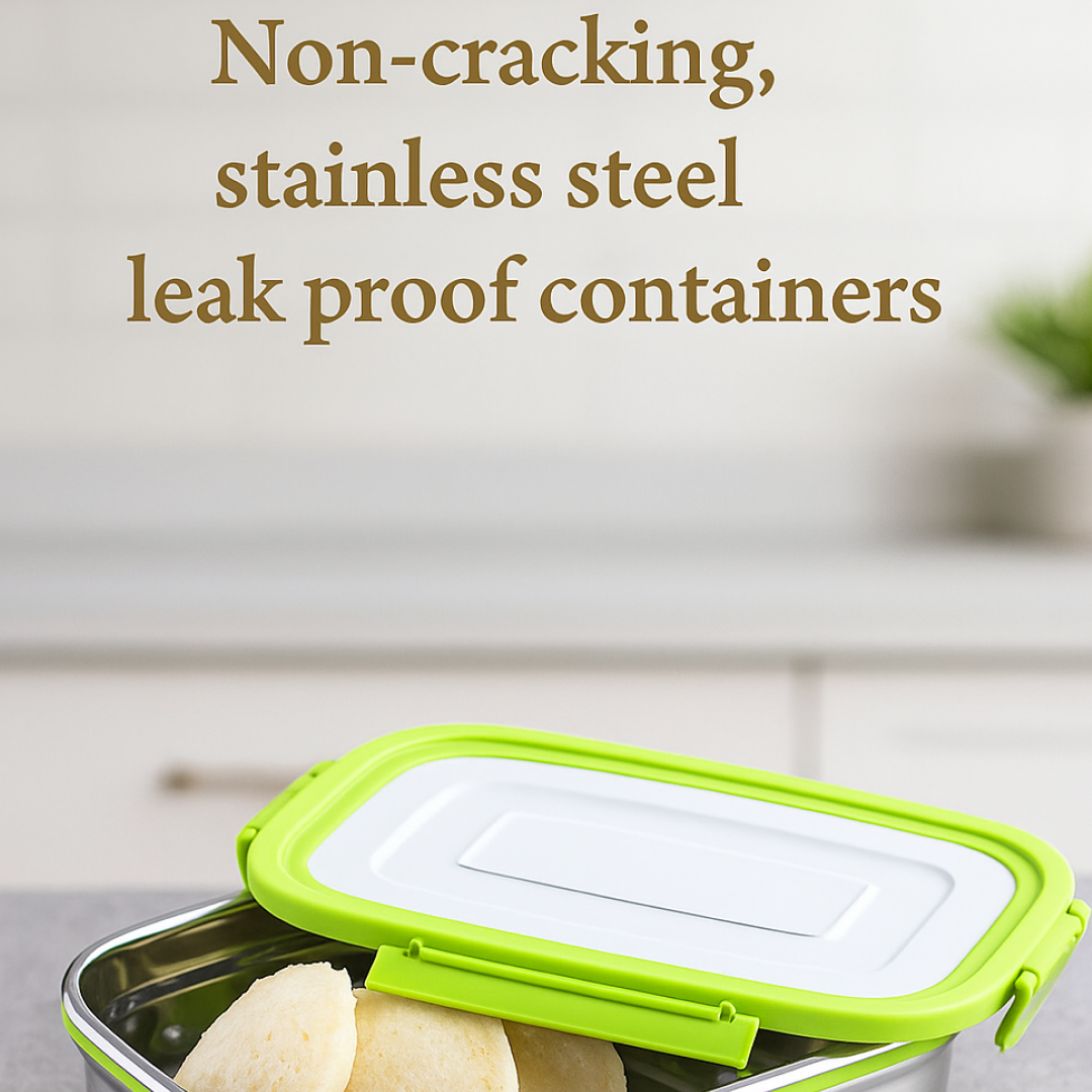 Stainless Steel Lunch Pack – Leak-Proof & Durable | Ganesh