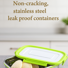 Stainless Steel Lunch Pack – Leak-Proof & Durable | Ganesh