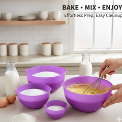 Mix & Measure Prep Bowl Set – 3 Durable BPA-Free Bowls