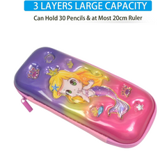 Cute Cartoon Pencil Case Ð Durable Hard Shell with Zipper
