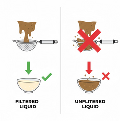 Stainless Steel Strainer – Fine Mesh Kitchen Filter | Quickslice
