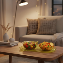 Apple Shape Serving Tray – Stylish Plastic Snack Bowl | Serve Stellar