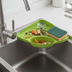 Corner Sink Strainer – Kitchen Waste & Sponge Holder | ShineCrest
