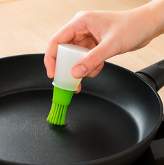 Silicone Oil Dispenser Bottle – Basting Brush & Healthy Cooking | Vastate