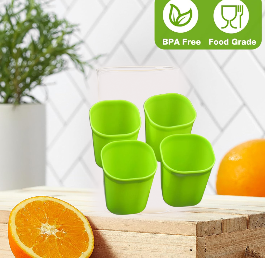Unbreakable Plastic Drinking Glasses – Set of 4, Dishwasher Safe | Tidy Table