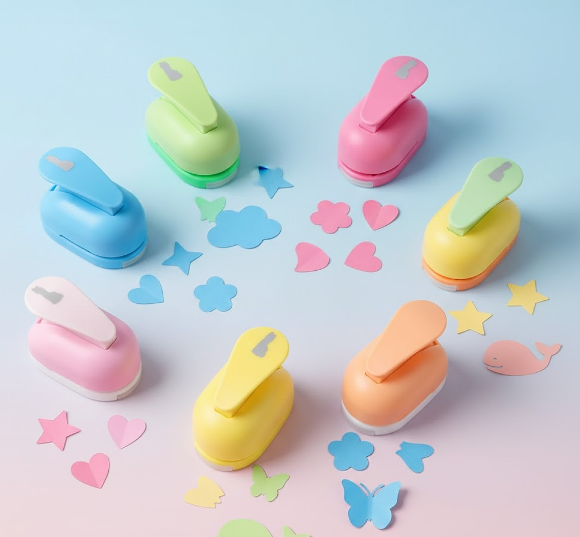 Kids Paper Craft Punch – Decorative Shapes for DIY Art | Craftily