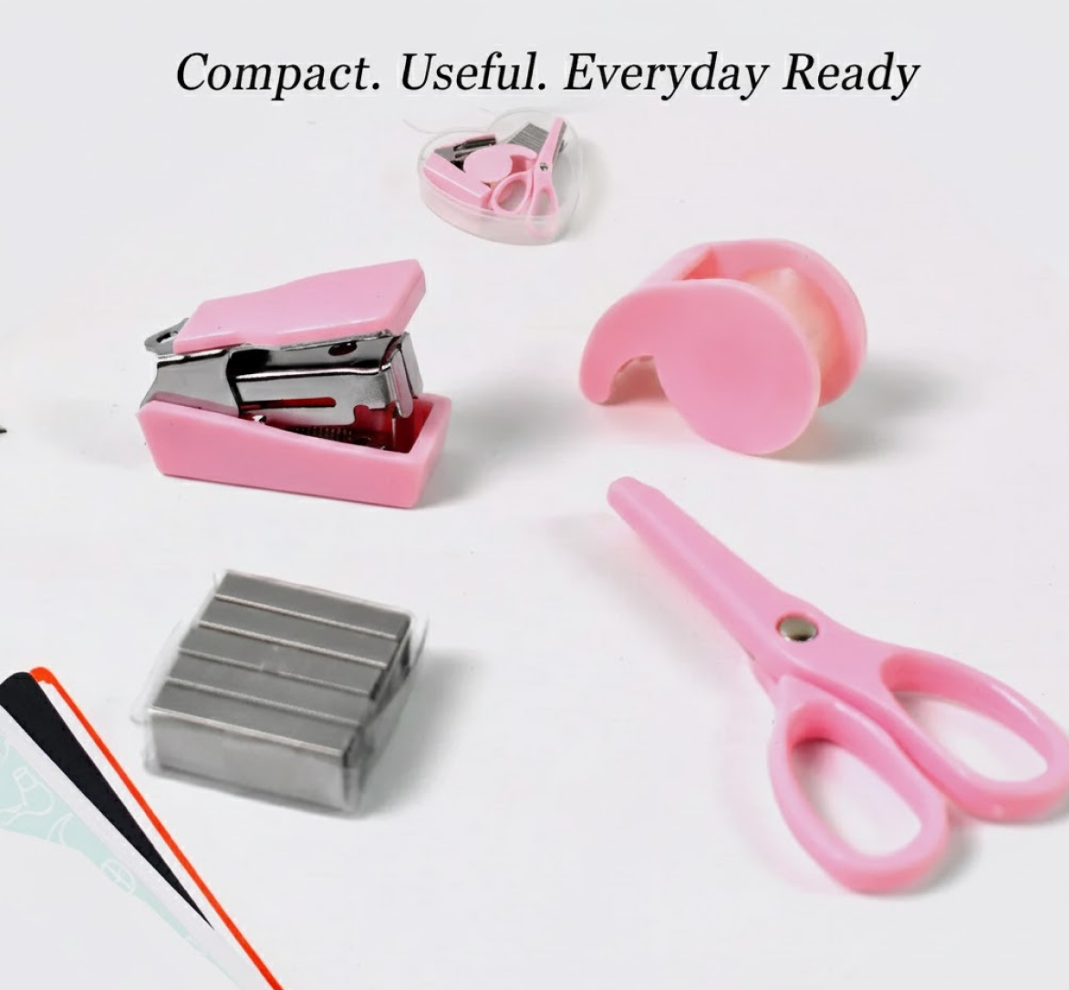 Mini Office Stationery Set – Compact Desk Essentials | VoltDesk