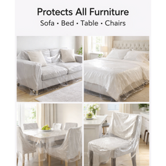 Disposable Furniture Cover – Thick Plastic Dust Proof | Styleva
