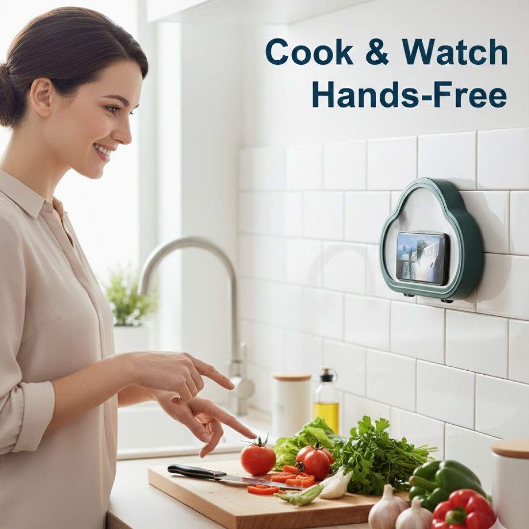 Waterproof Phone Holder – Wall Mount for Shower & Kitchen | Phonixio