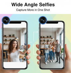 Wide-Angle Selfie Lens – Universal Clip for Stunning Mobile Photos
