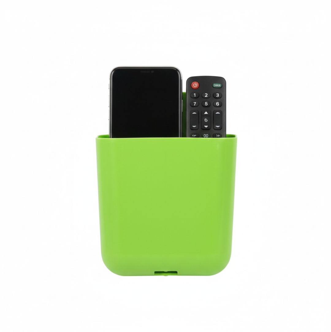 Wall Holder – 2-Section Mobile, Remote & Brush Organizer | GlimmerHome