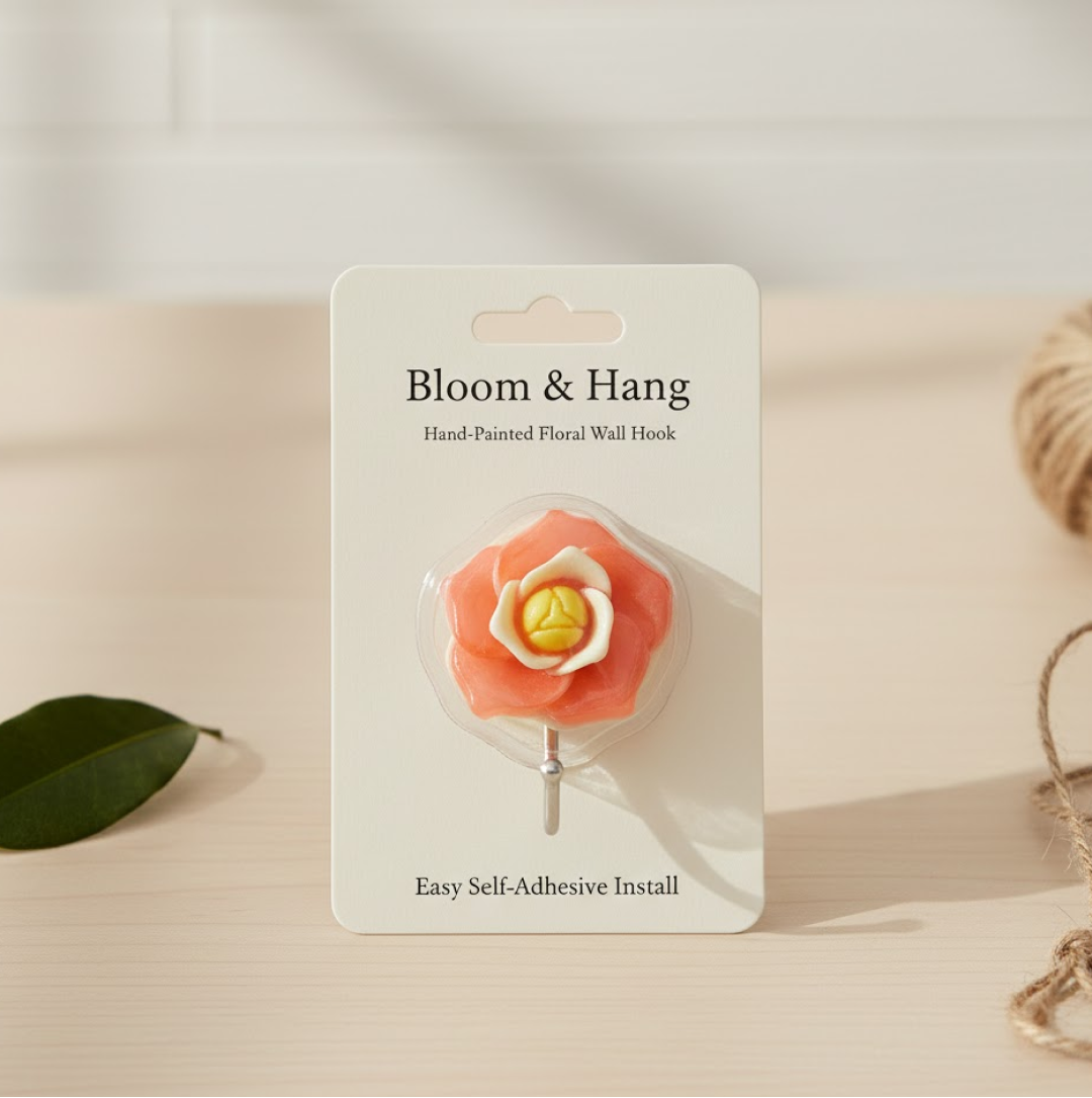 Self Adhesive Wall Hooks – Strong & Multipurpose | GlimmerHome