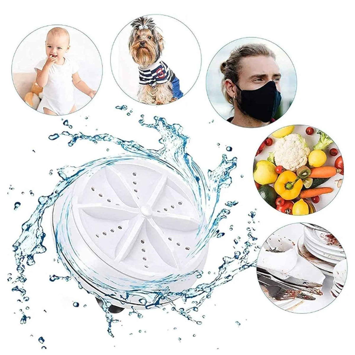 USB Mini Washing Machine – Portable & Compact for Travel