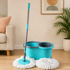 Plastic 360¡ Spin Mop Set Ð Effortless Floor Cleaning Solution