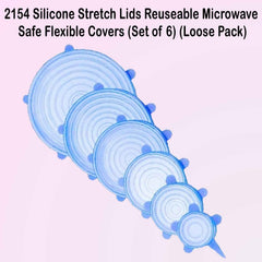 Silicone Stretch Lids – Reusable Food Covers Set of 6 | Tidy Table