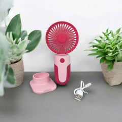 Mini Handheld Rechargeable USB Fan Ð Portable & Detachable Stand