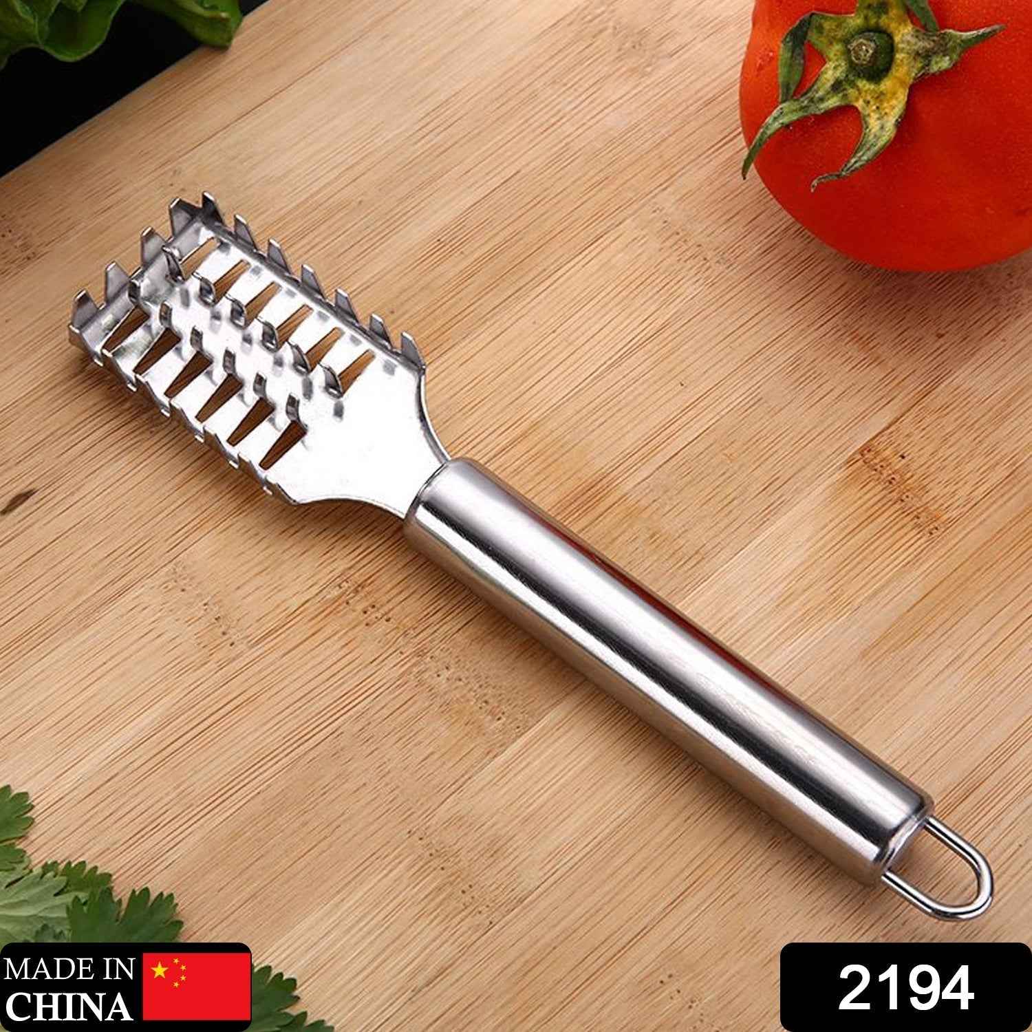 Fish Scale Remover – Sawtooth Stainless Steel Scraper | Quickslice