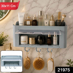 Wall Mounted Storage Organizer Shelf Ð Space-Saving Bathroom & Kitchen Solution