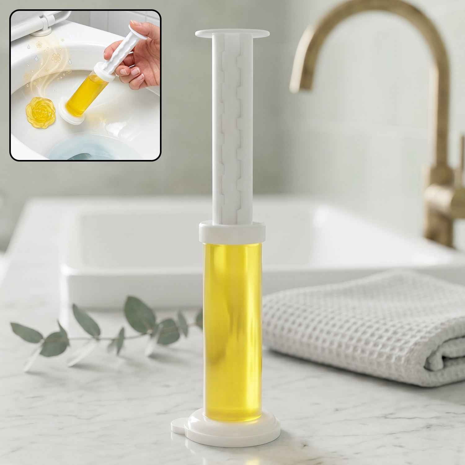 Flower-Shaped Toilet Gel Cleaner Ð Long-Lasting Freshness and Hygiene